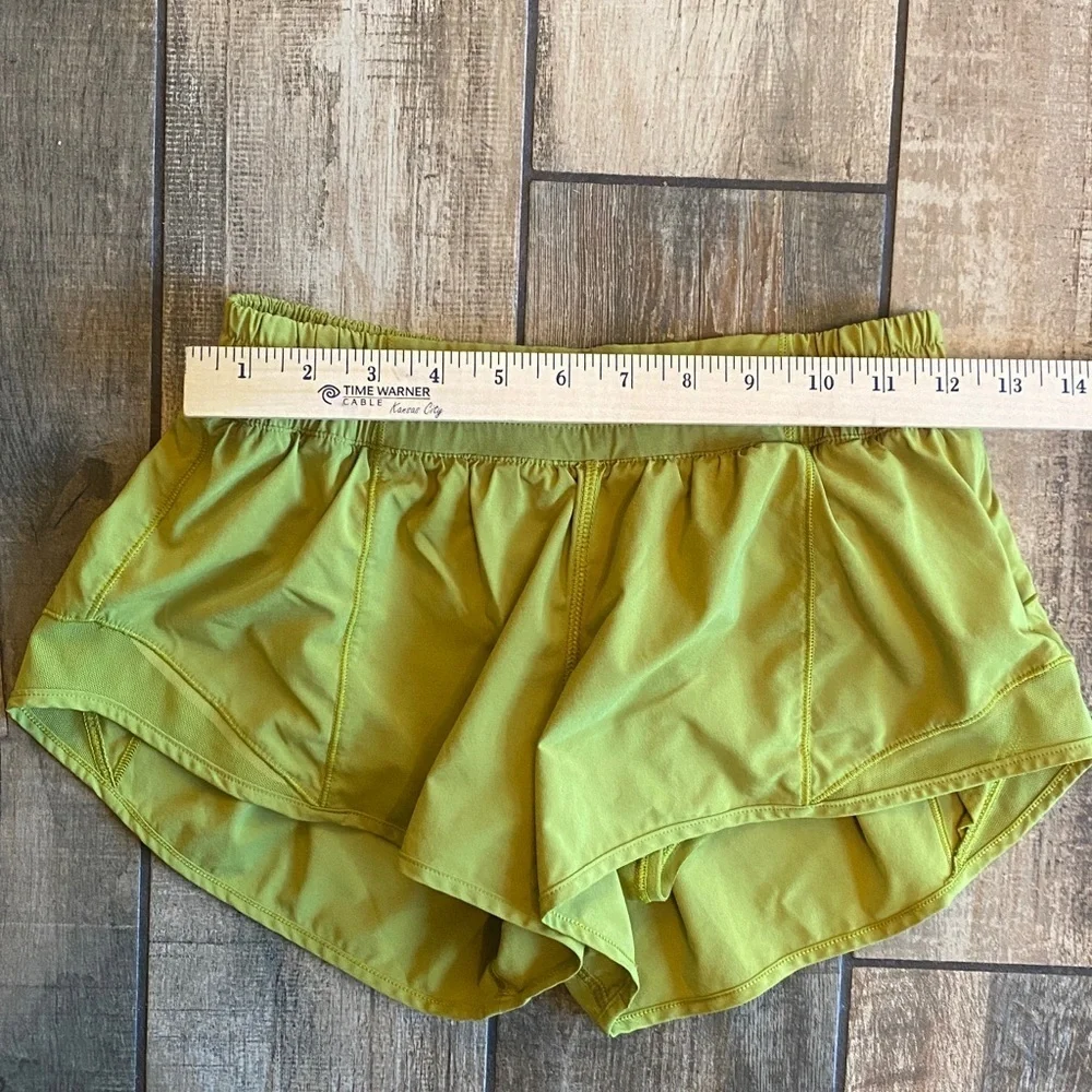 Lululemon Athletica Light Olive Athletic Shorts